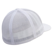 Gone Paddling Embroidered 6 Panel Trucker Flexfit Cap - White OSFM