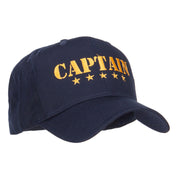 Five Stars Captain Embroidered Cap