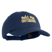 Roll For Initiative Embroidered Low Profile Cotton Twill Cap - Navy OSFM