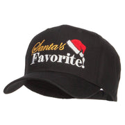 Santa's Favorite Embroidered High Profile Cap