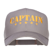 Five Stars Captain Embroidered Cap