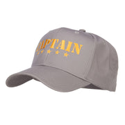 Five Stars Captain Embroidered Cap