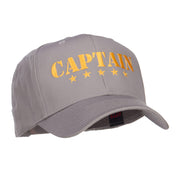 Five Stars Captain Embroidered Cap