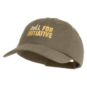 Roll For Initiative Embroidered Low Profile Cotton Twill Cap - Olive OSFM