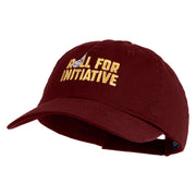 Roll For Initiative Embroidered Low Profile Cotton Twill Cap - Wine OSFM