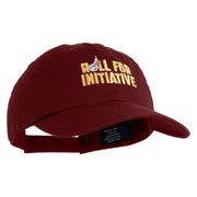Roll For Initiative Embroidered Low Profile Cotton Twill Cap - Wine OSFM