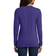 Autumn Wreath Women's Port & Company Long Sleeve Cotton T-Shirt