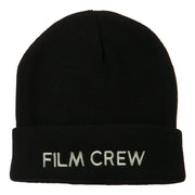 Film Crew Embroidered Long Beanie