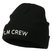 Film Crew Embroidered Long Beanie