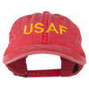 USAF Embroidered Military Washed Cap