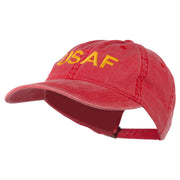 USAF Embroidered Military Washed Cap