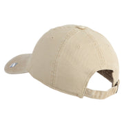 Twentieth Air Force Veteran Embroidered Washed Solid Pigment Dyed Cotton Twill Brass Buckle Cap - Khaki OSFM