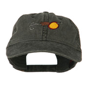 Fishing Walleye Lure Embroidered Washed Cap