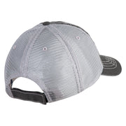 Critical Hit Embroidered Low Profile Cotton Mesh Cap - Black OSFM