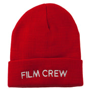 Film Crew Embroidered Long Beanie