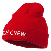 Film Crew Embroidered Long Beanie