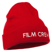 Film Crew Embroidered Long Beanie