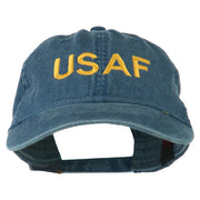 USAF Embroidered Military Washed Cap