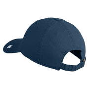 Twentieth Air Force Veteran Embroidered Washed Solid Pigment Dyed Cotton Twill Brass Buckle Cap - Navy OSFM