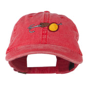 Fishing Walleye Lure Embroidered Washed Cap