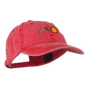 Fishing Walleye Lure Embroidered Washed Cap