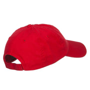 Canada Maple Leaf Embroidered Low Cap