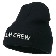 Film Crew Embroidered Long Beanie