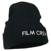 Film Crew Embroidered Long Beanie