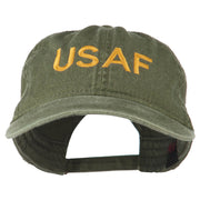 USAF Embroidered Military Washed Cap