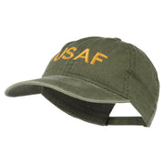 USAF Embroidered Military Washed Cap