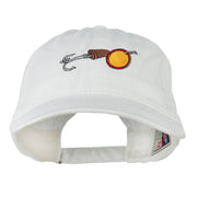 Fishing Walleye Lure Embroidered Washed Cap