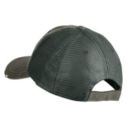 Critical Hit Embroidered Low Profile Cotton Mesh Cap - Green OSFM