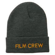 Film Crew Embroidered Long Beanie