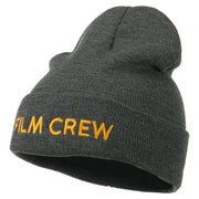 Film Crew Embroidered Long Beanie