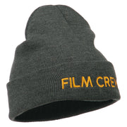 Film Crew Embroidered Long Beanie