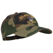 US Air Force Veteran Military Embroidered Enzyme Camo Cap