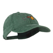 Fishing Walleye Lure Embroidered Washed Cap