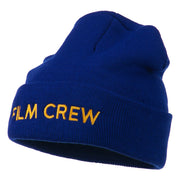 Film Crew Embroidered Long Beanie