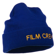 Film Crew Embroidered Long Beanie