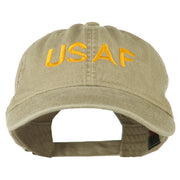 USAF Embroidered Military Washed Cap