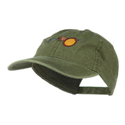 Fishing Walleye Lure Embroidered Washed Cap