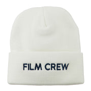 Film Crew Embroidered Long Beanie