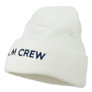 Film Crew Embroidered Long Beanie