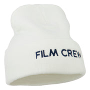 Film Crew Embroidered Long Beanie