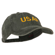 USAF Embroidered Military Washed Cap