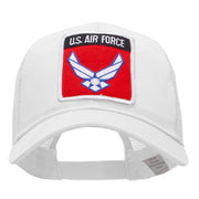 US Air Force Wings Patched Cotton Mesh Cap