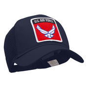 US Air Force Wings Patched Cotton Mesh Cap