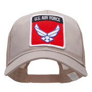 US Air Force Wings Patched Cotton Mesh Cap