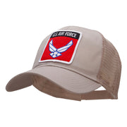 US Air Force Wings Patched Cotton Mesh Cap