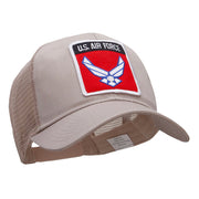 US Air Force Wings Patched Cotton Mesh Cap